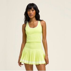 Wilson Midtown Tennis Dress Neon Yellow